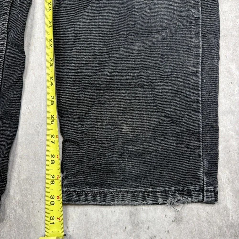 Vintage 90s Levi's 550 Relaxed Fit Jeans Men 33x30 Black Made in USA Grunge Work